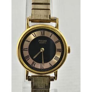 Ladies Pulsar By Seiko V810-0270 Petite Rare Vintage 80s New Battery Runs